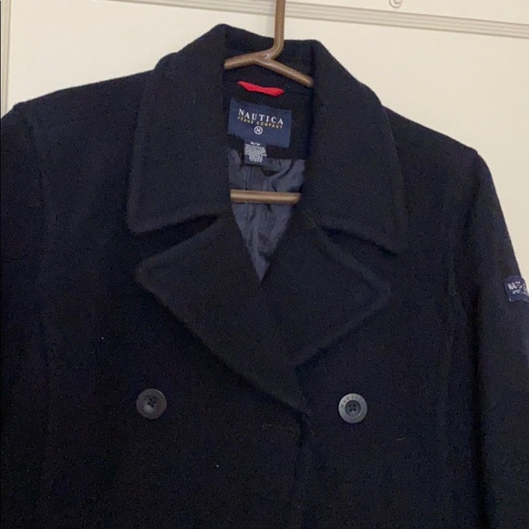 Nautica Jeans navy pea coat size: M - Picture 2 of 9